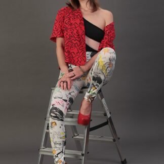 H&M Pleated Leggings